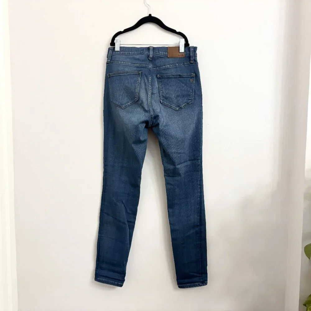 High Rise Madewell Medium Blue Denim Skinny Roadtripper Jeans - sz 27 - Picture 11 of 13